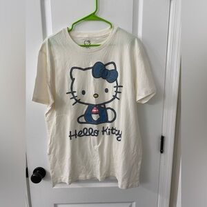 Hello Kitty Kids T-Shirt in Cream and Navy